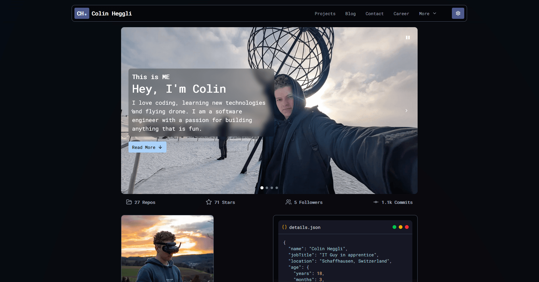 How I built my website